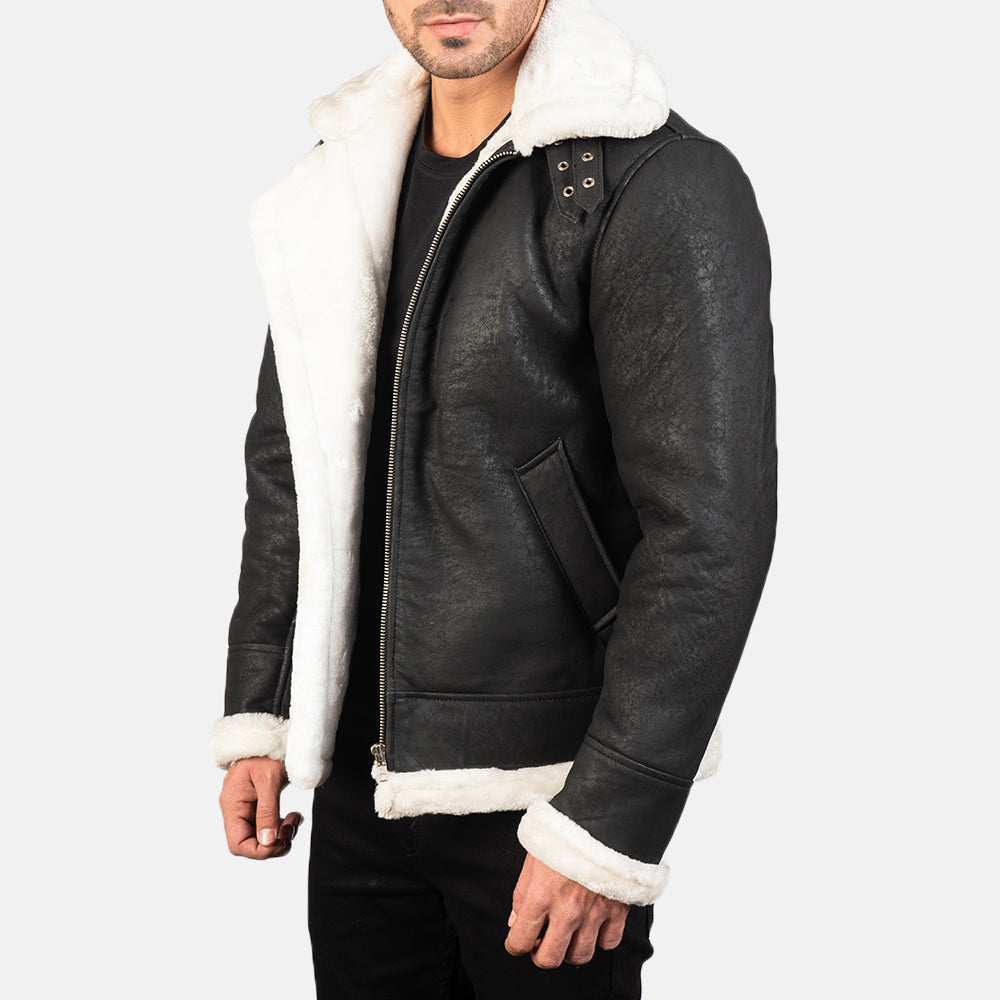 Francis B-3  Leather Bomber Jacket