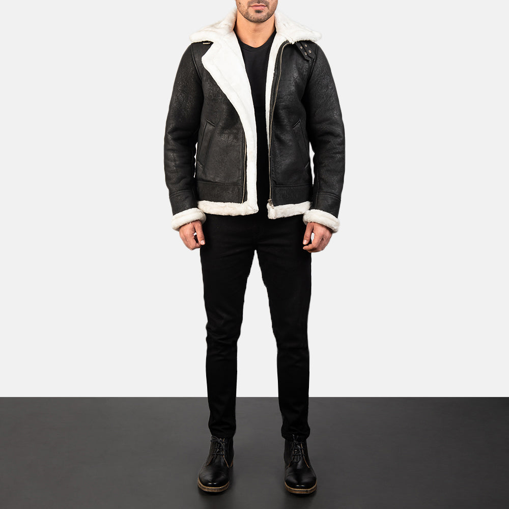 Francis B-3  Leather Bomber Jacket