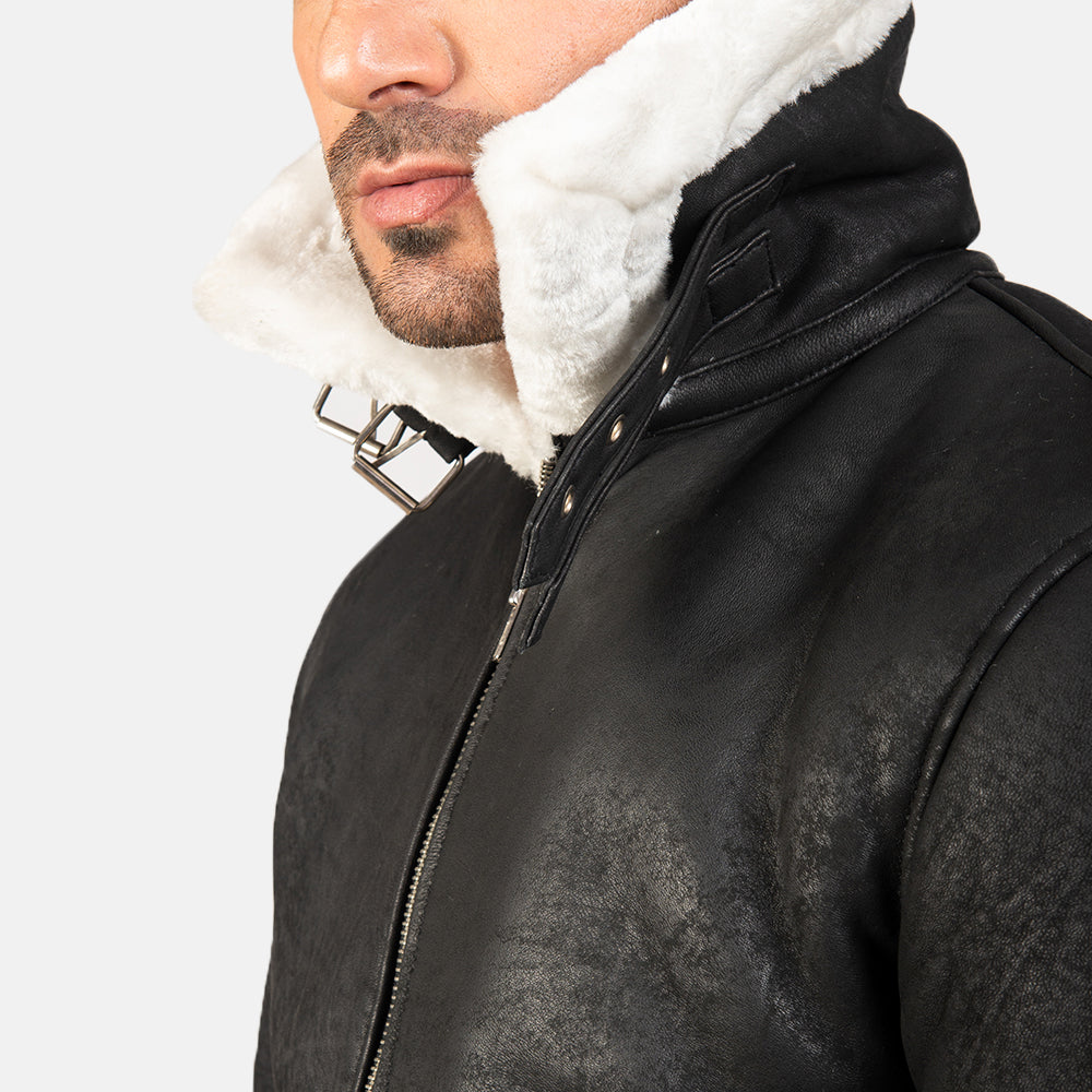 Francis B-3  Leather Bomber Jacket