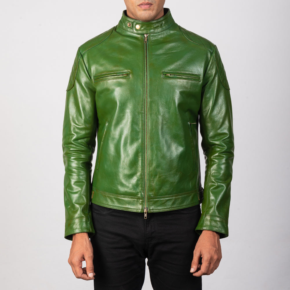 Gatsby  Leather Biker Jacket