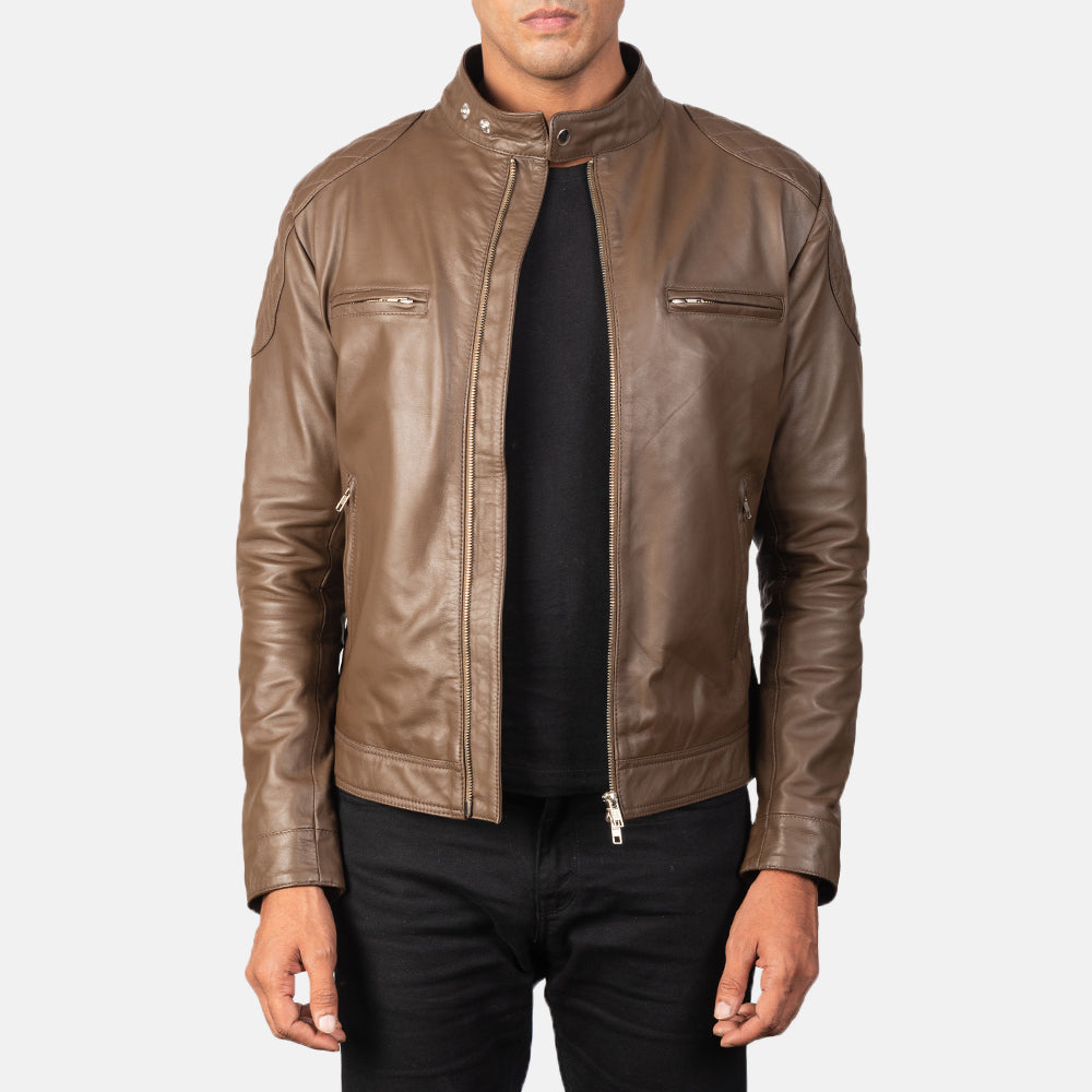 Gatsby  Leather Biker Jacket
