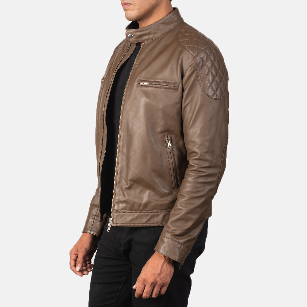 Gatsby  Leather Biker Jacket