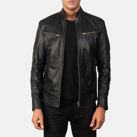 Mack Leather Biker Jacket