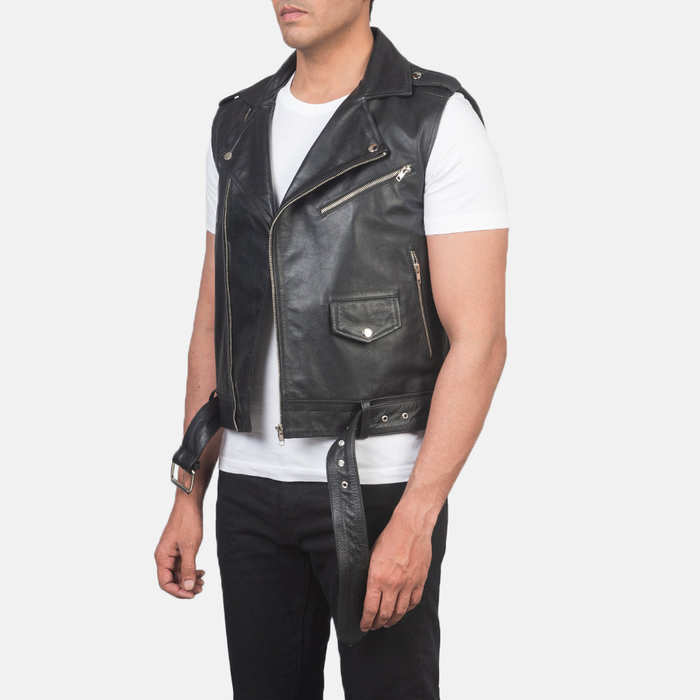 Sullivan Leather Biker Vest