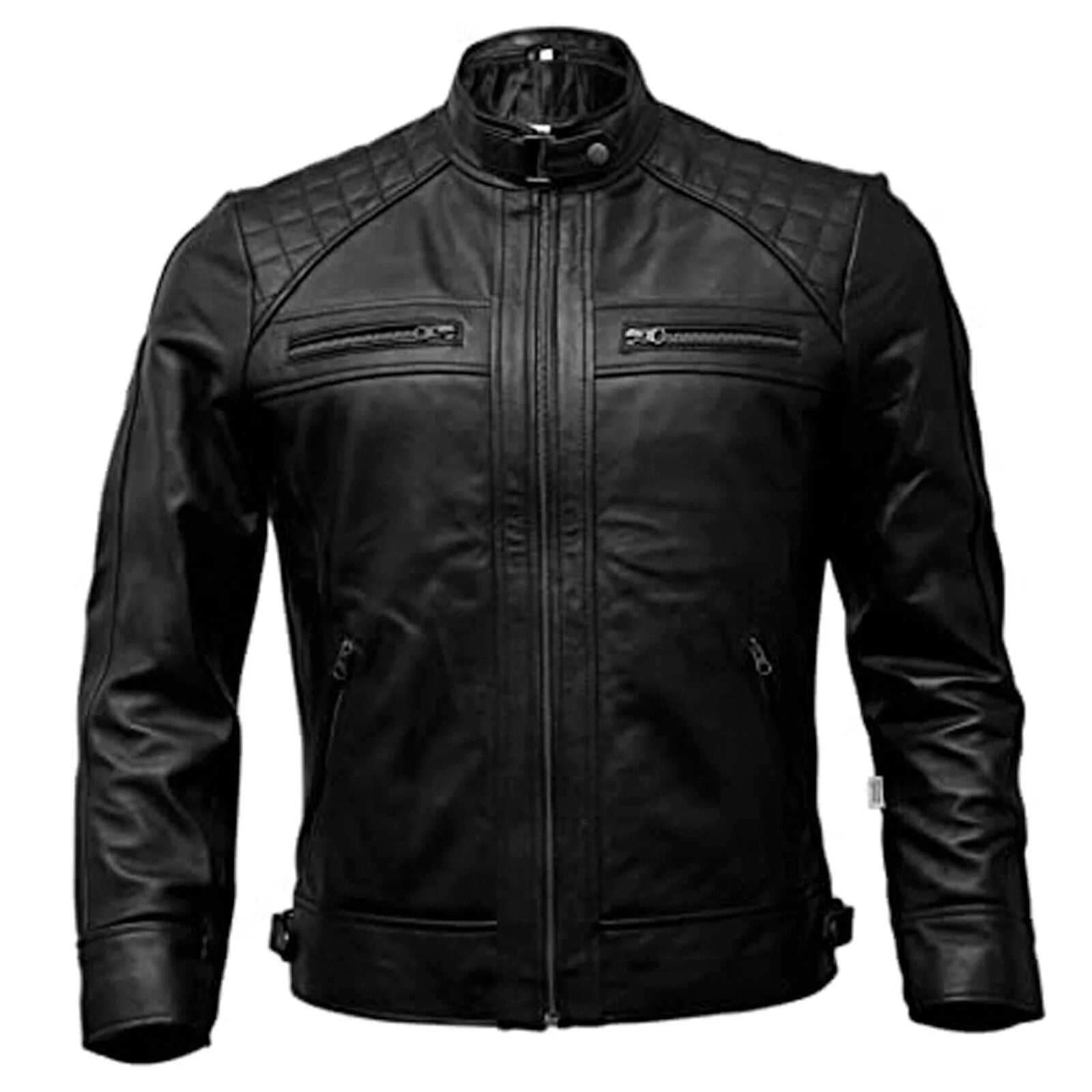 Bomter Biker Leather Jacket