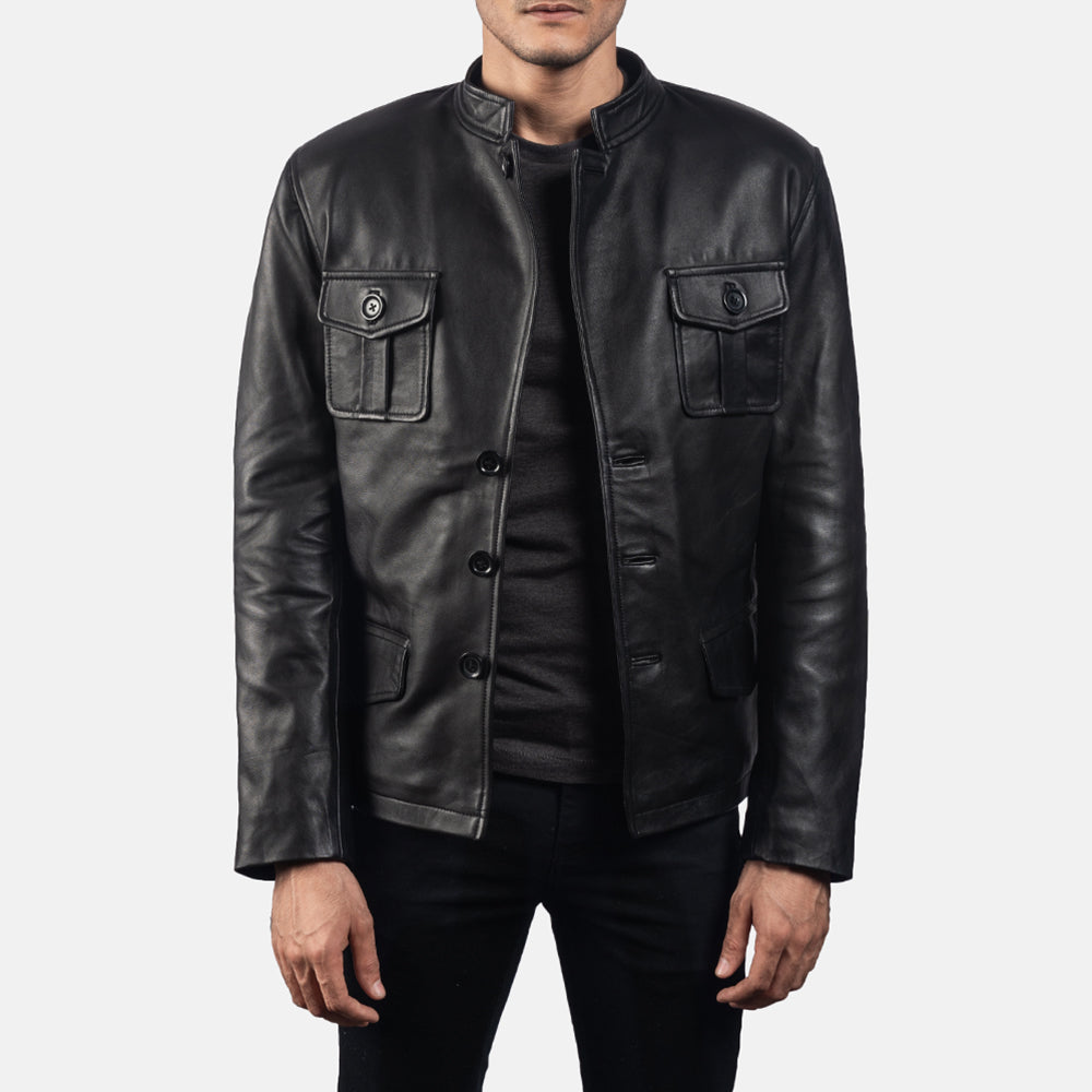 Ray Cutler Leather Blazer