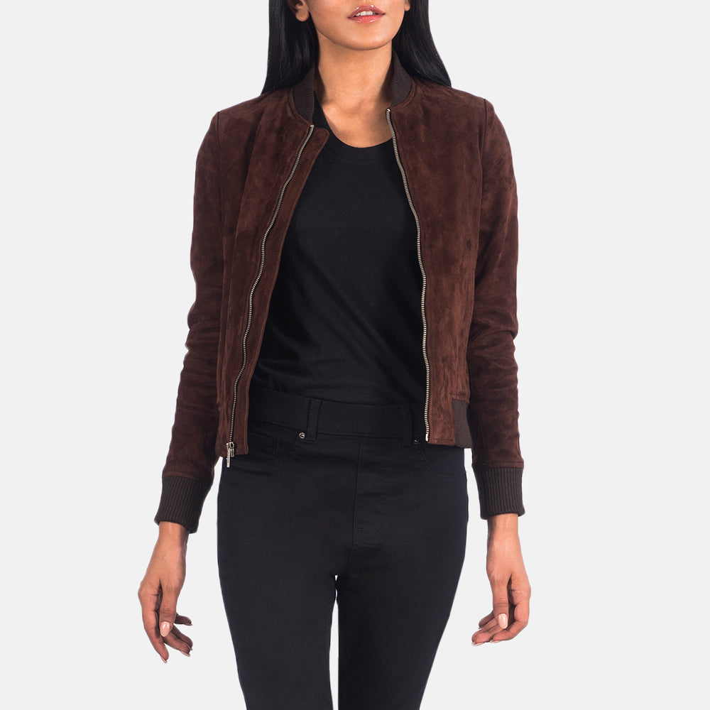 Bliss Leather Bomber Jacket