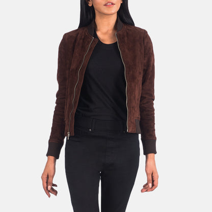 Bliss Leather Bomber Jacket