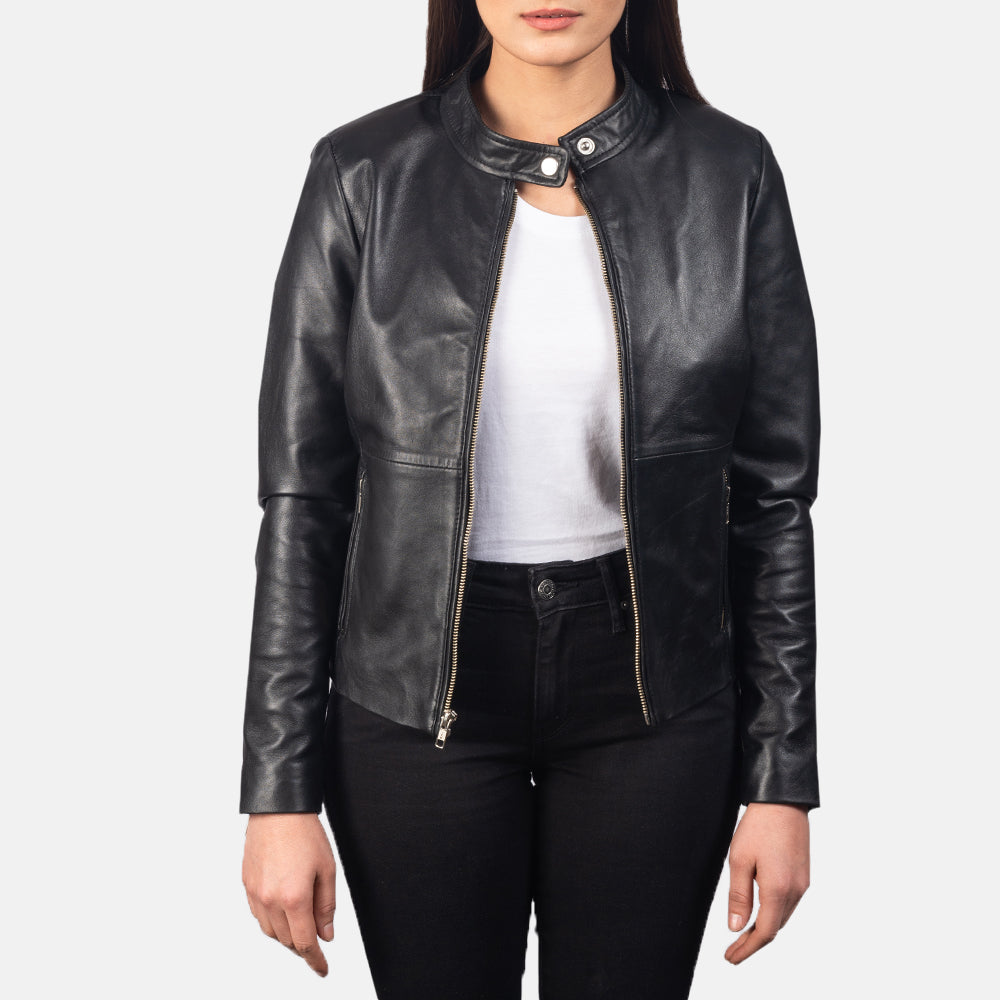 Rave Leather Biker Jacket