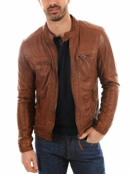 SIXZIPP TAN BROWN JACKET