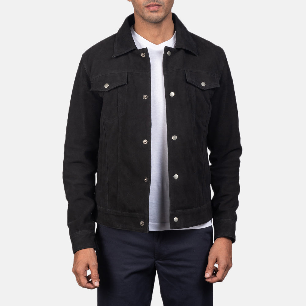 Stallon Suede Trucker Jacket