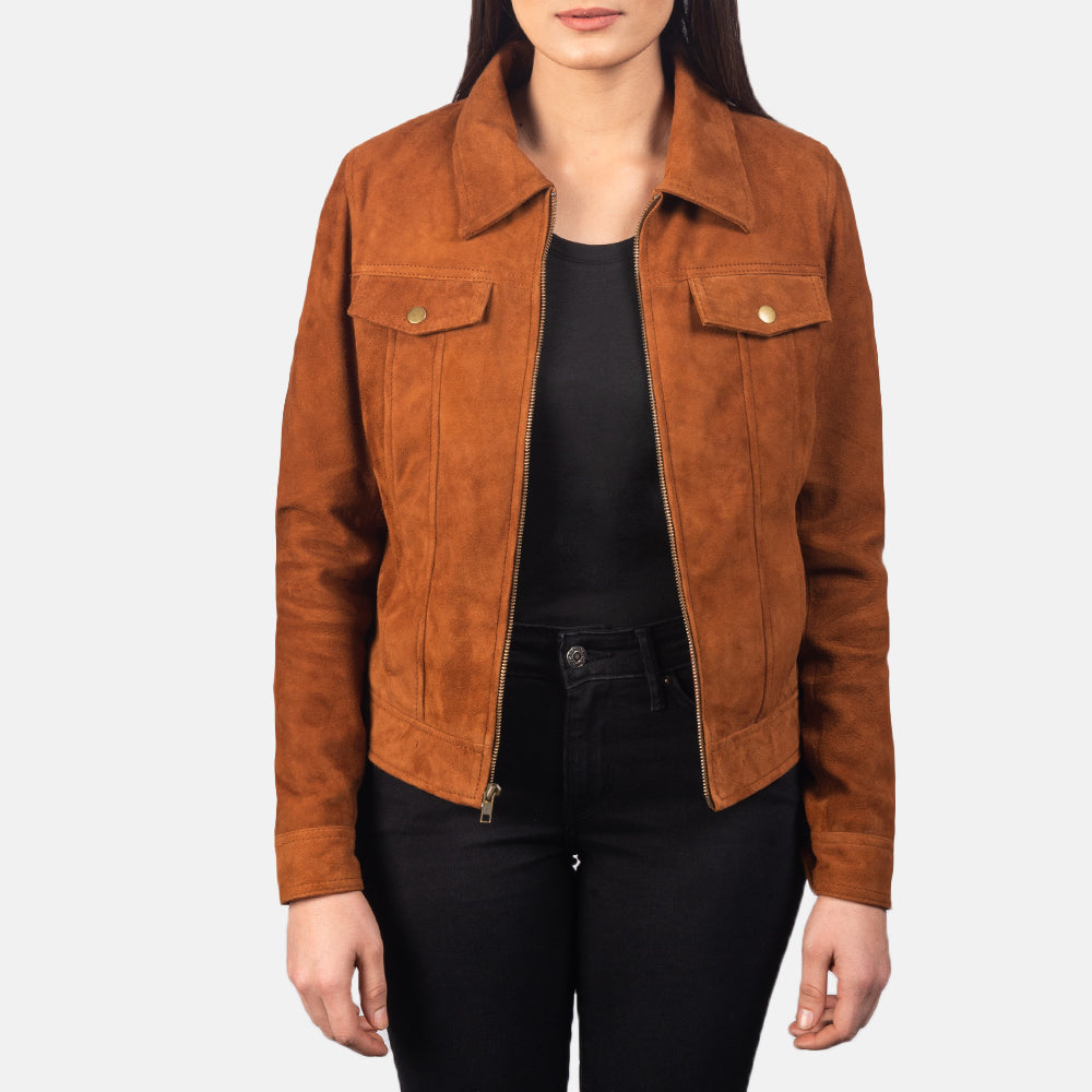 Suzy Suede Trucker Jacket