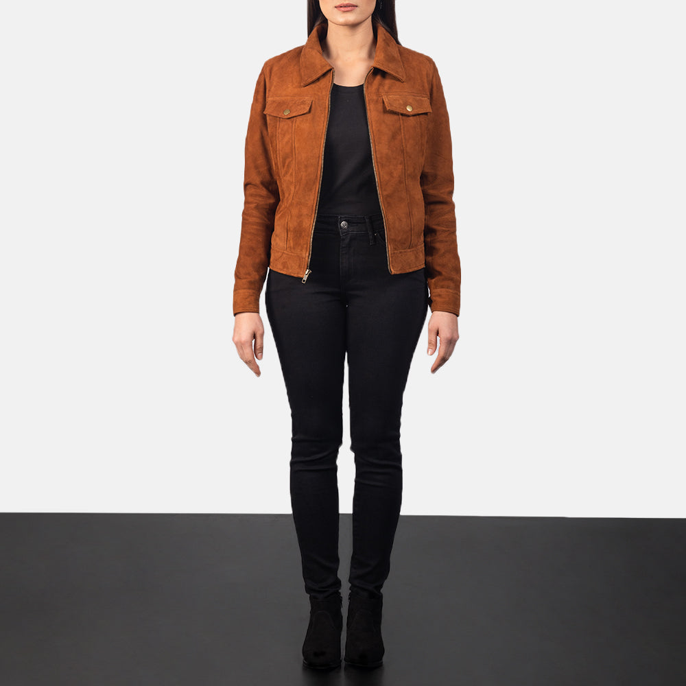 Suzy Suede Trucker Jacket