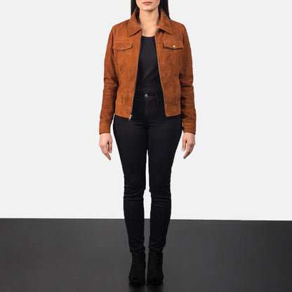 Suzy Suede Trucker Jacket