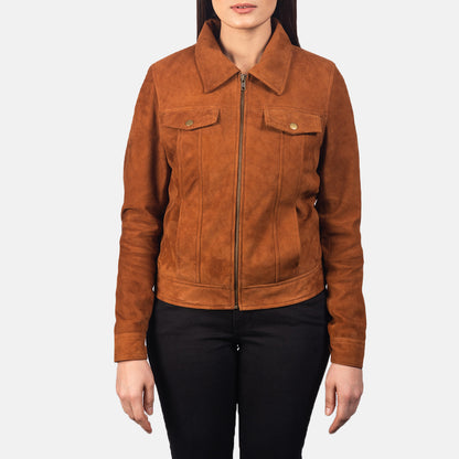 Suzy Suede Trucker Jacket
