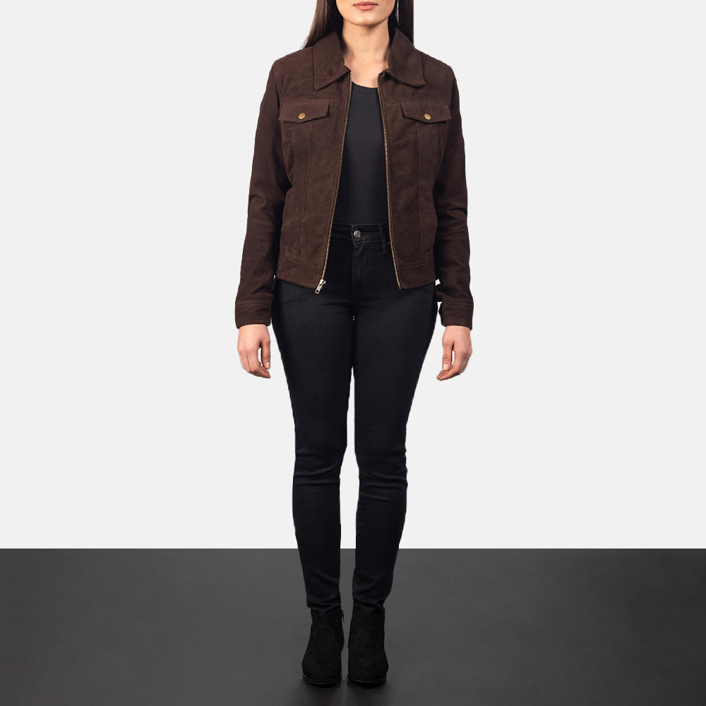 Suzy Suede Trucker Jacket – Good Leather Garments