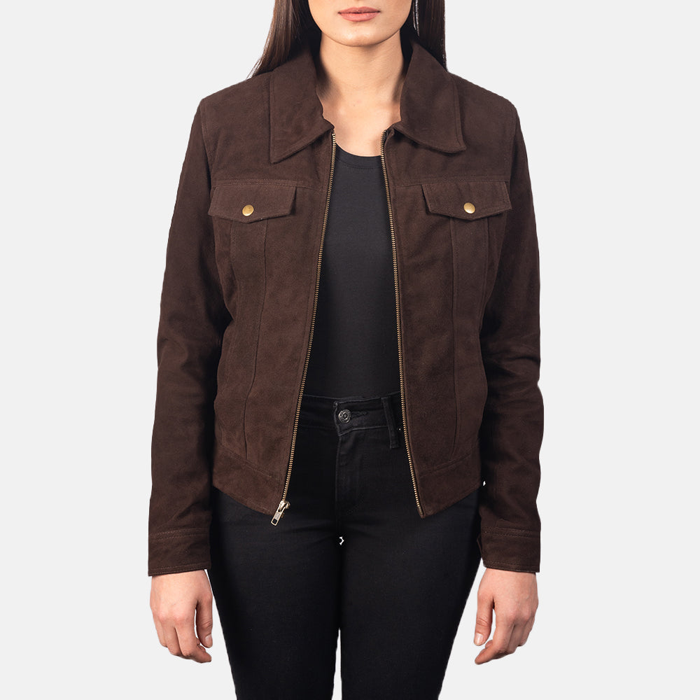Suzy Suede Trucker Jacket