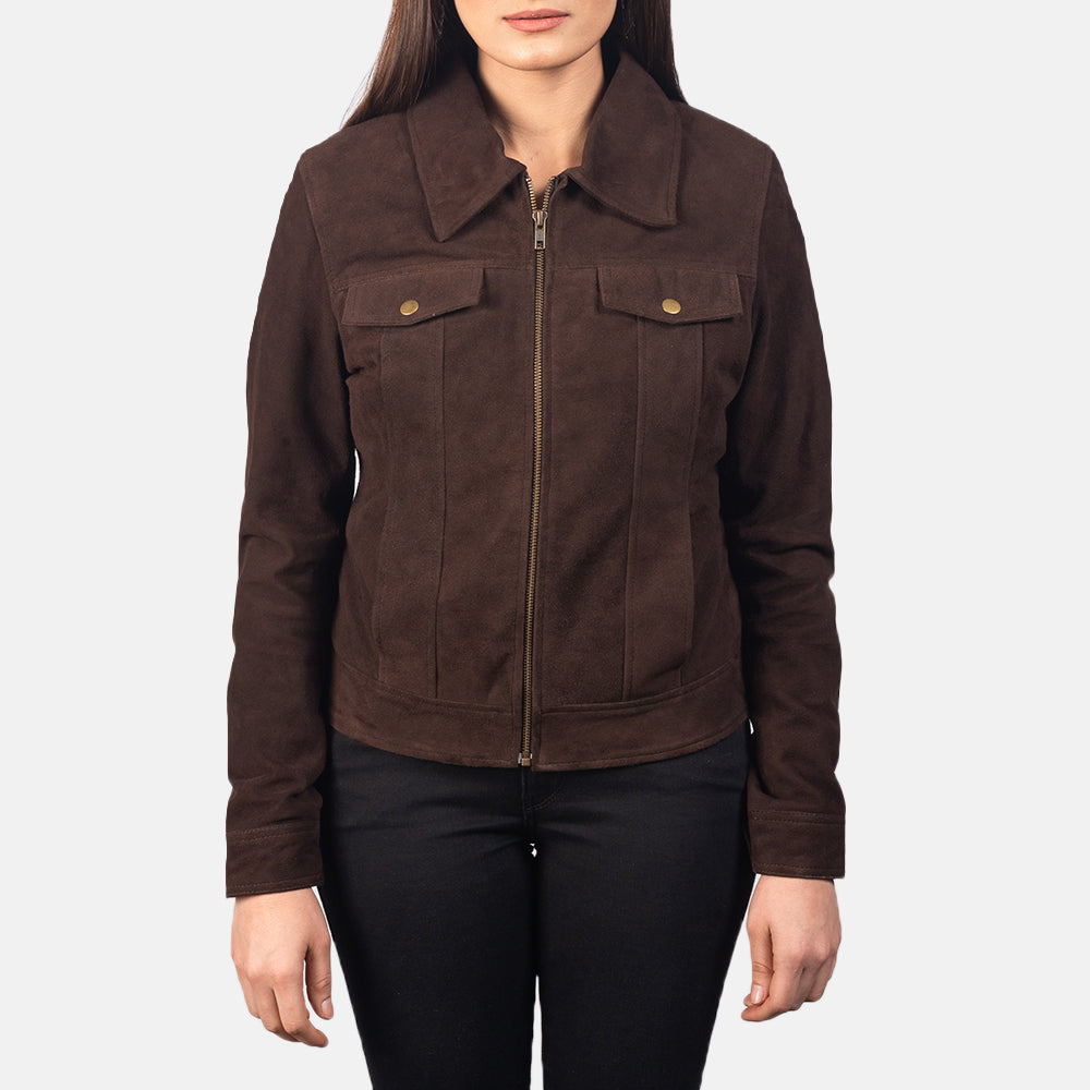 Suzy Suede Trucker Jacket