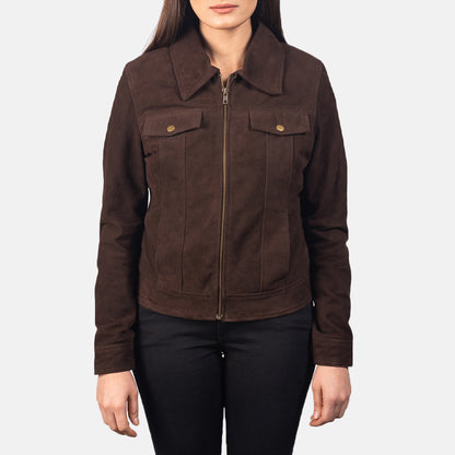 Suzy Suede Trucker Jacket
