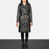 Alice Double Breasted Leather Coat