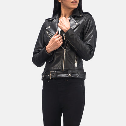 Alison Leather Biker Jacket