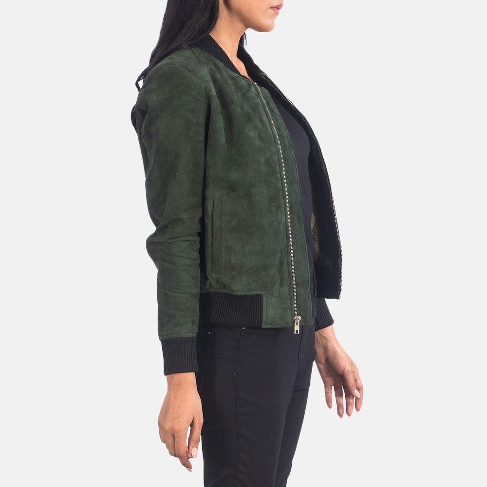 Bliss Leather Bomber Jacket