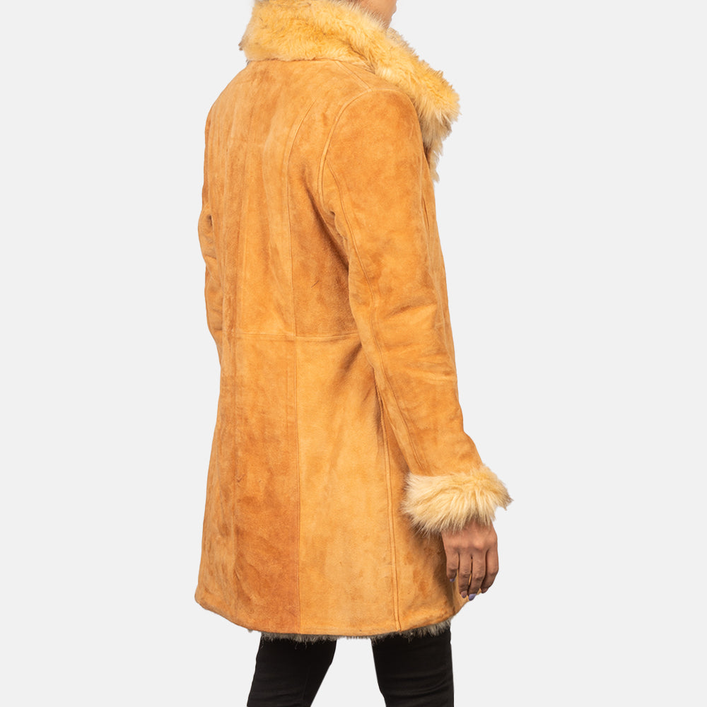 Erica Shearling Leather Coat