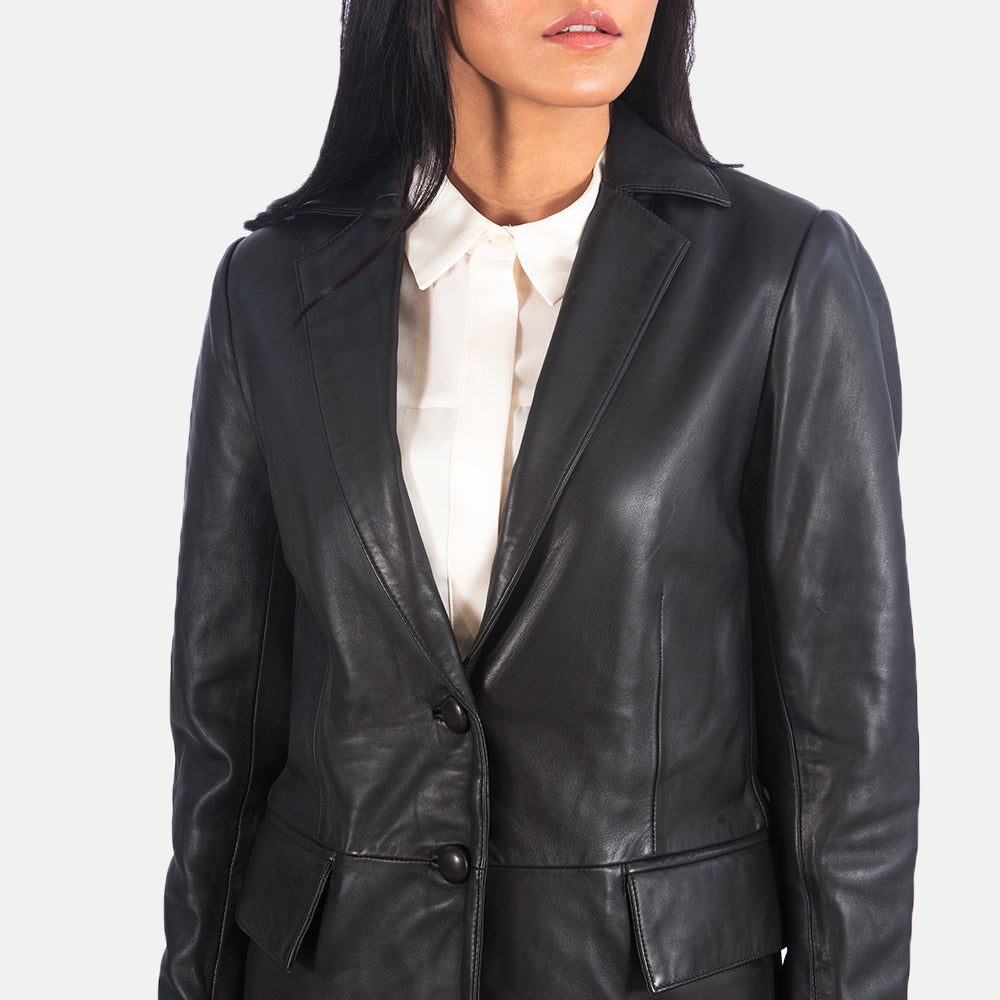 Marilyn Leather Blazer