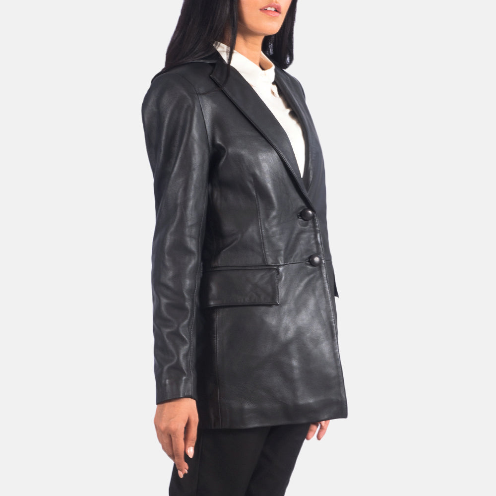 Marilyn Leather Blazer