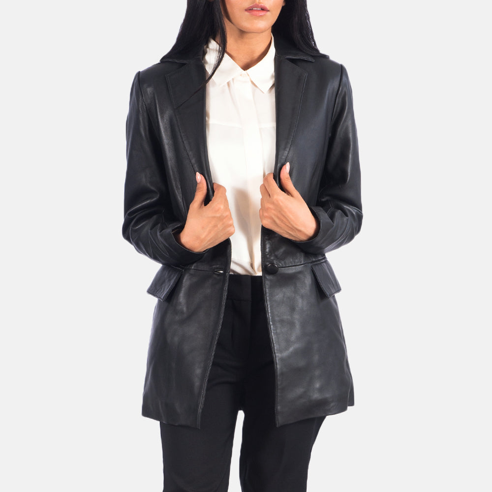 Marilyn Leather Blazer
