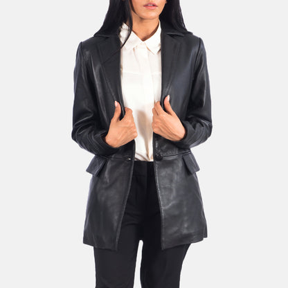 Marilyn Leather Blazer