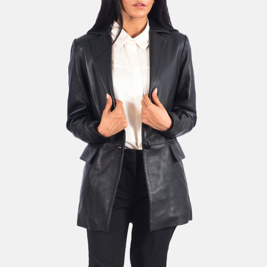 Marilyn Leather Blazer