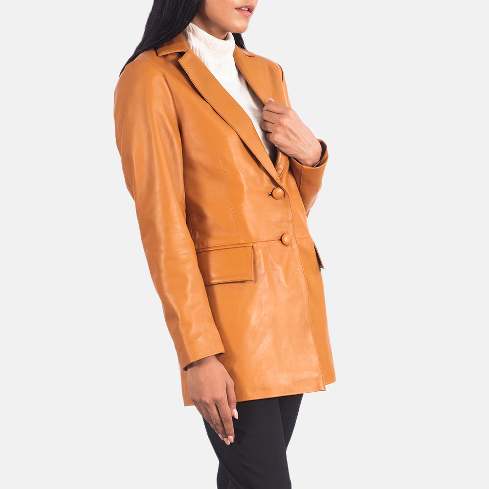 Marilyn Leather Blazer