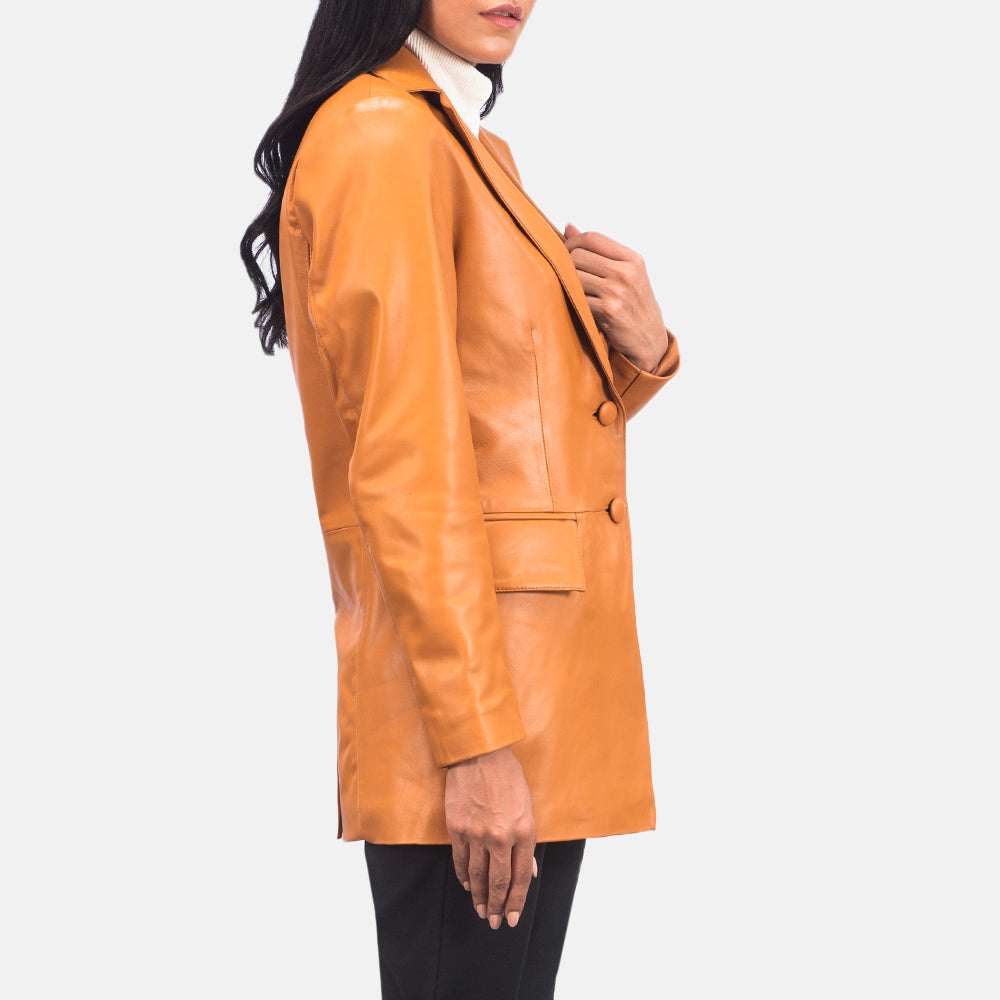 Marilyn Leather Blazer