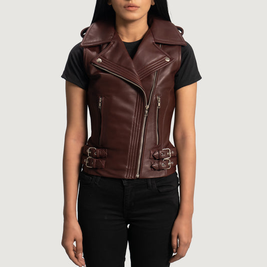 Dist Biker Leather Jacket