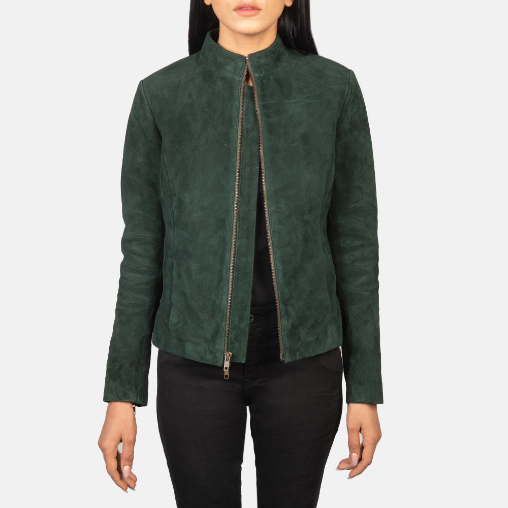 Rumella  Suede Biker Jacket