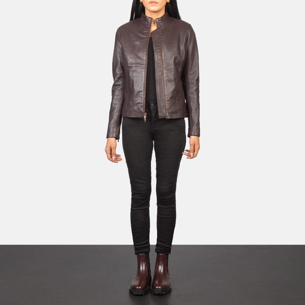 Rumella  Leather Biker Jacket
