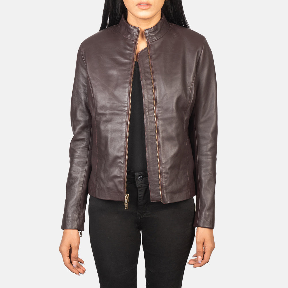 Rumella  Leather Biker Jacket