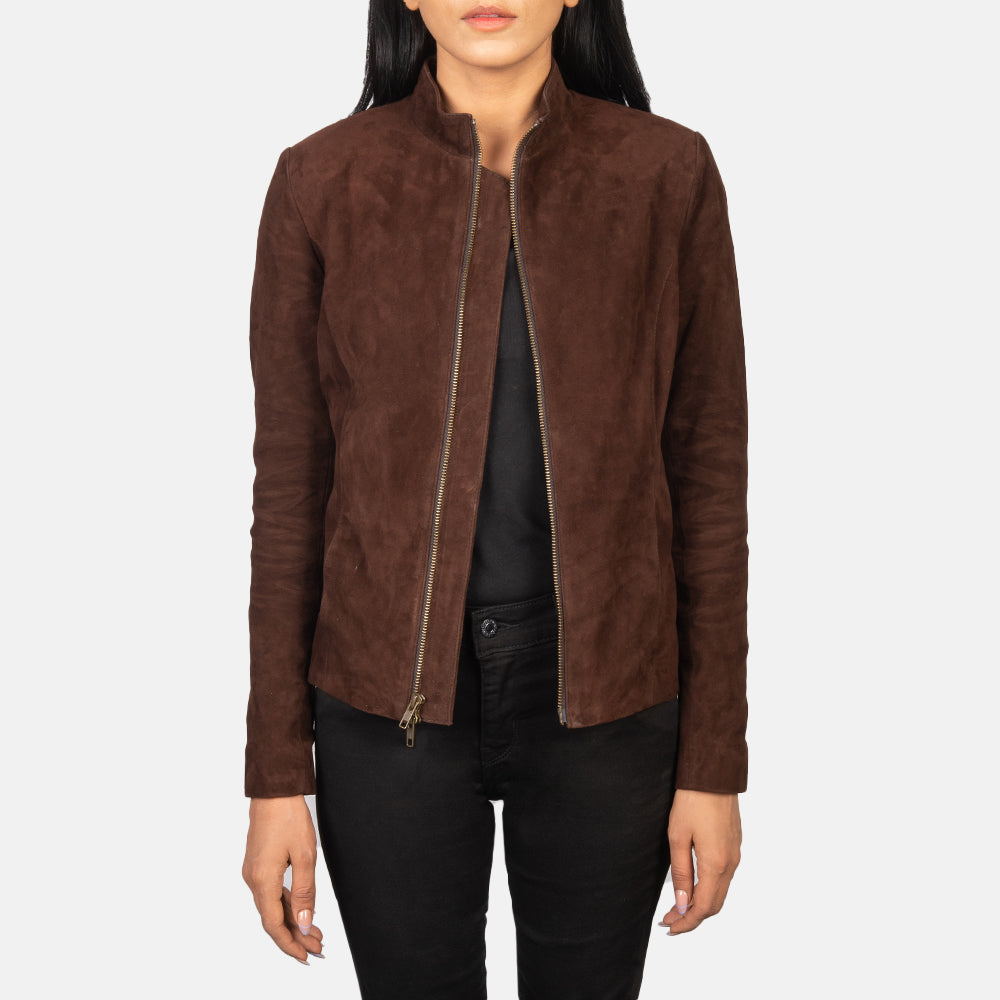 Rumella  Suede Biker Jacket