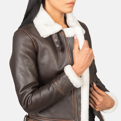 Sherilyn B-3 Leather Bomber Jacket