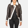 Sherilyn B-3 Leather Bomber Jacket