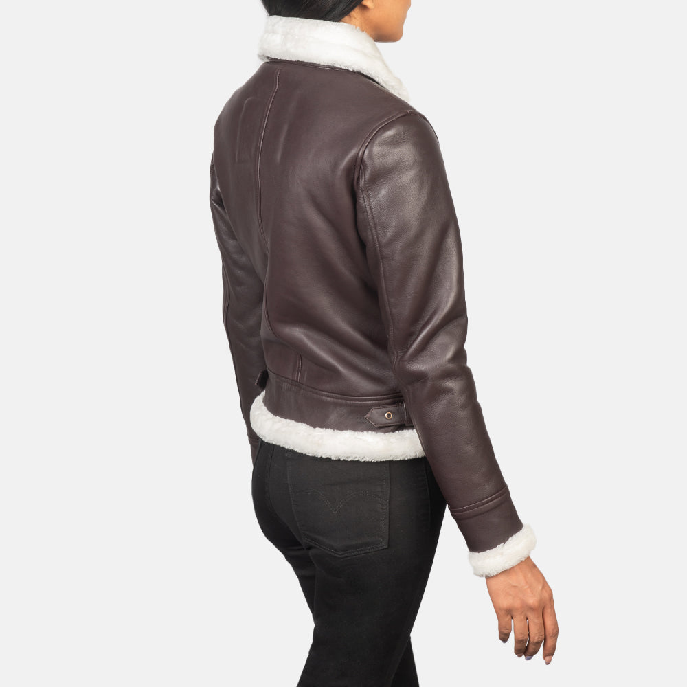 Sherilyn B-3 Leather Bomber Jacket