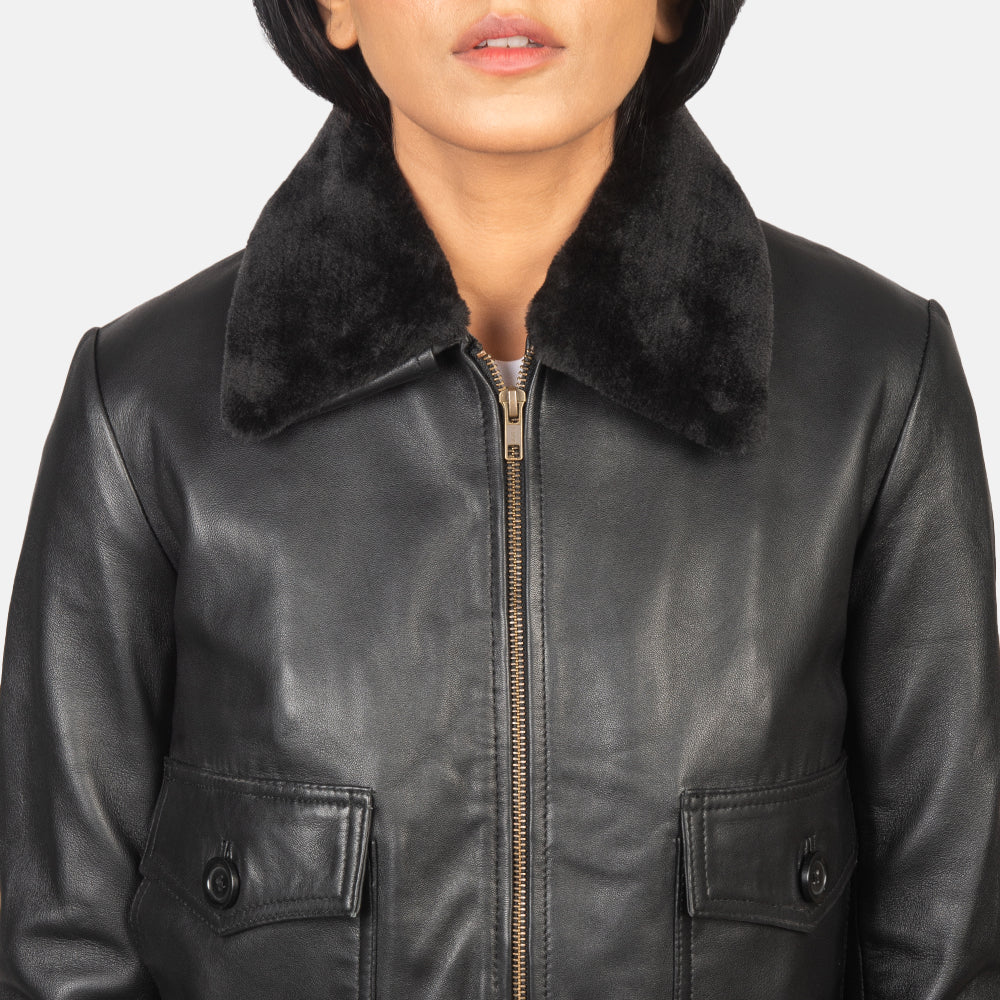 Stella G-1  Leather Bomber Jacket