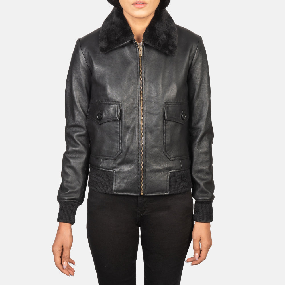 Stella G-1  Leather Bomber Jacket