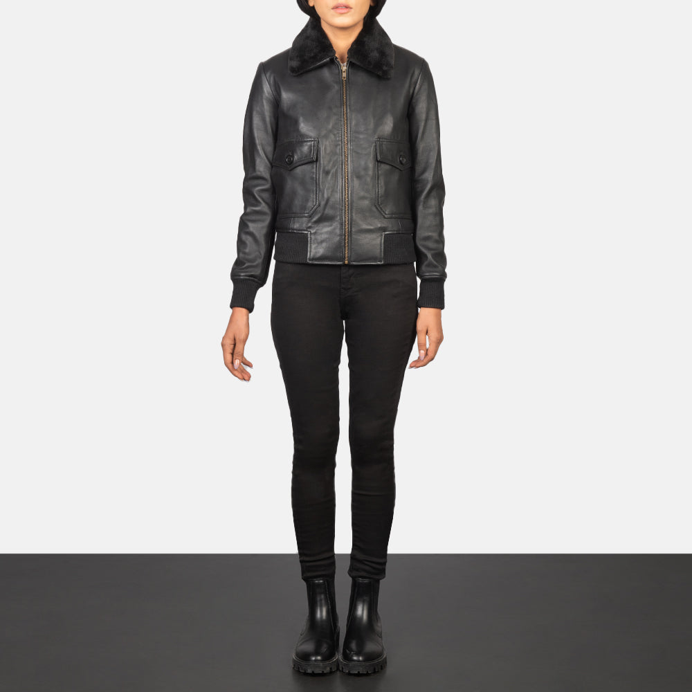 Stella G-1  Leather Bomber Jacket