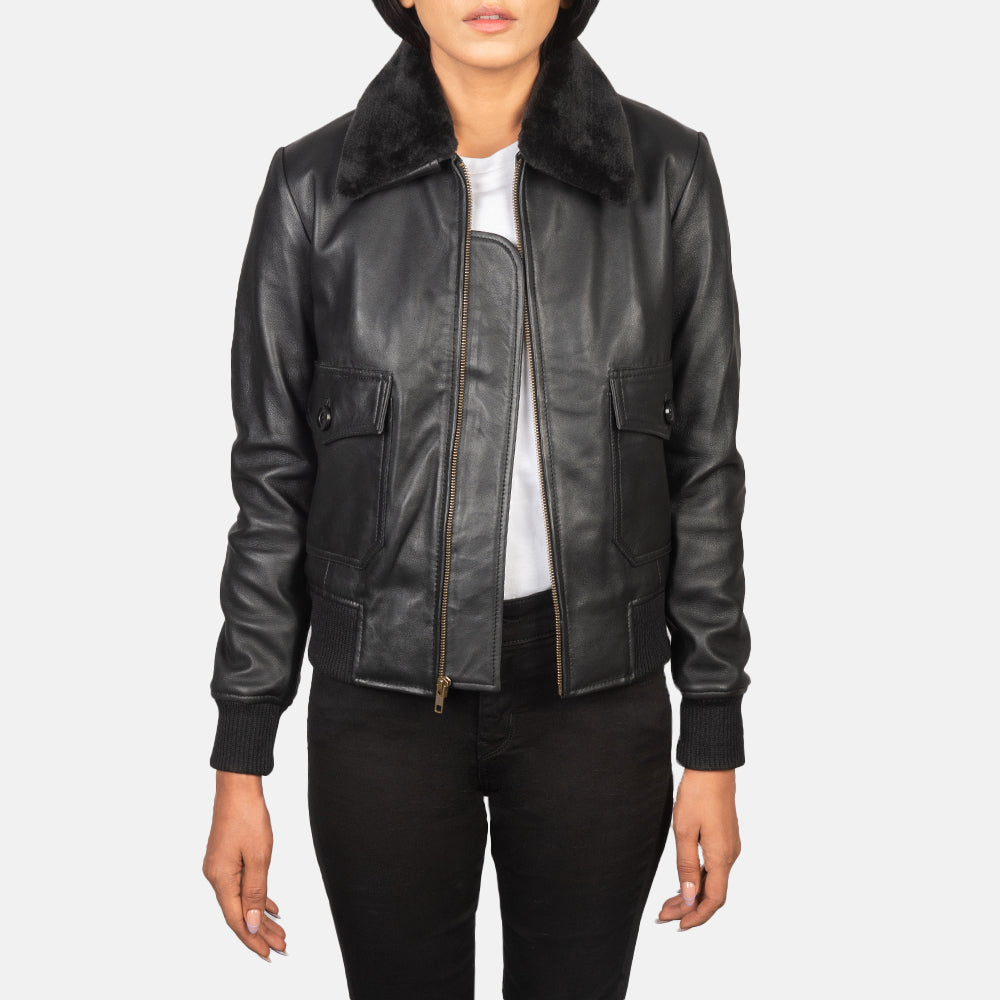 Stella G-1  Leather Bomber Jacket
