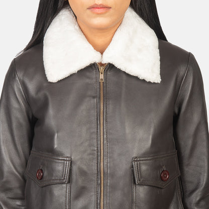 Stella G-1  Leather Bomber Jacket