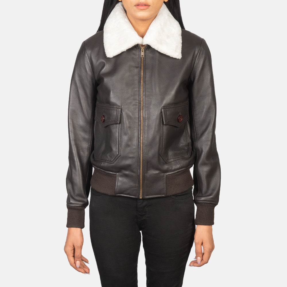 Stella G-1  Leather Bomber Jacket