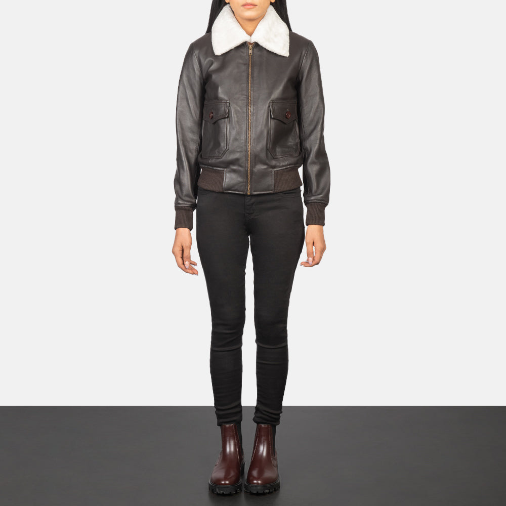 Stella G-1  Leather Bomber Jacket