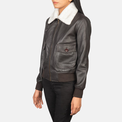 Stella G-1  Leather Bomber Jacket